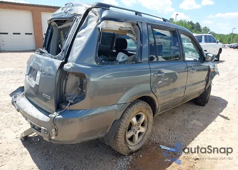 2007 Honda Pilot Ex из США, поврежденный, VIN 5FNYF18497B005207